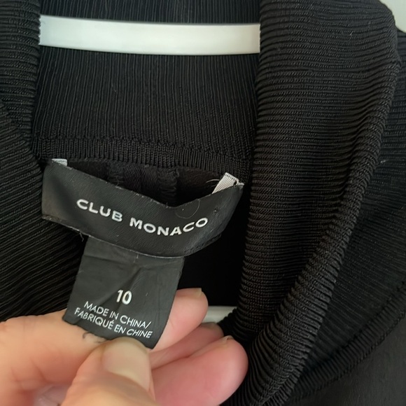 CLUB Monaco Jourdan Turtleneck Shift Dress black size 10 - Picture 3 of 5